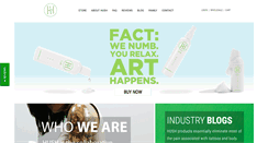 Desktop Screenshot of hushanesthetic.com