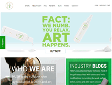 Tablet Screenshot of hushanesthetic.com